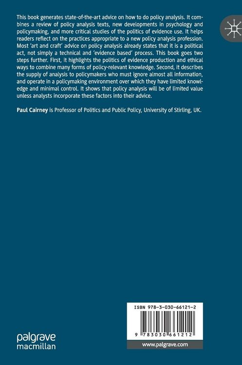 Produktbild: The Politics of Policy Analysis
