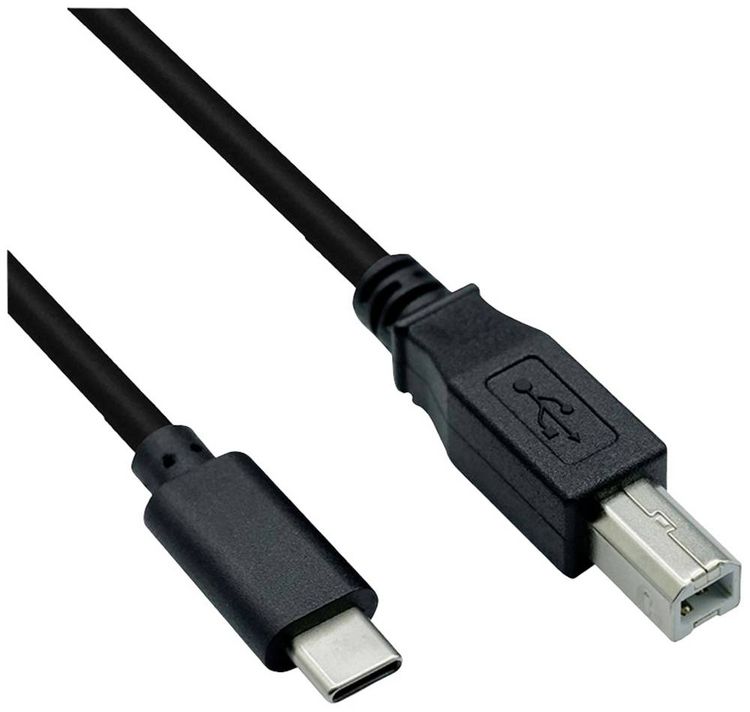 Produktbild: Roline USB-Kabel USB-C&reg; Stecker, USB-B Stecker 3.00 m Schwarz Geschirmt 11.02.8337