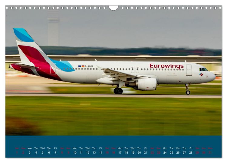 Produktbild: Panning Aviation Photography (Wall Calendar 2026 DIN A3 landscape), CALVENDO 12 Month Wall Calendar