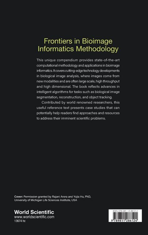 Produktbild: Frontiers in Bioimage Informatics Methodology