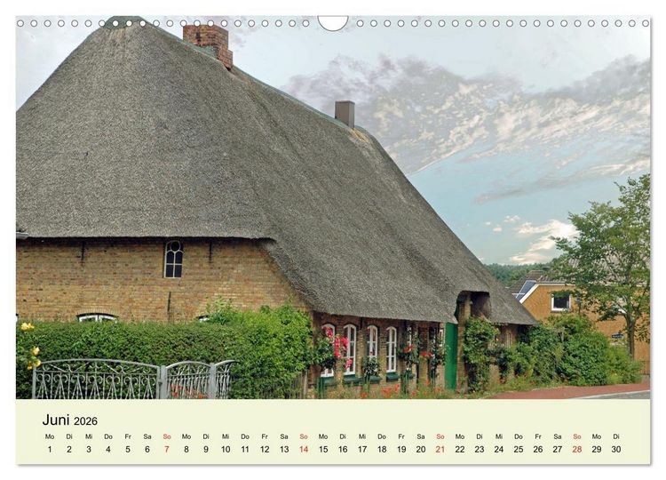 Produktbild: Schwabstedt an der Treene (Wandkalender 2026 DIN A3 quer), CALVENDO Monatskalender