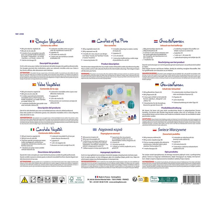 Produktbild: Kreativ Kit Pflanzliche Duftkerzen