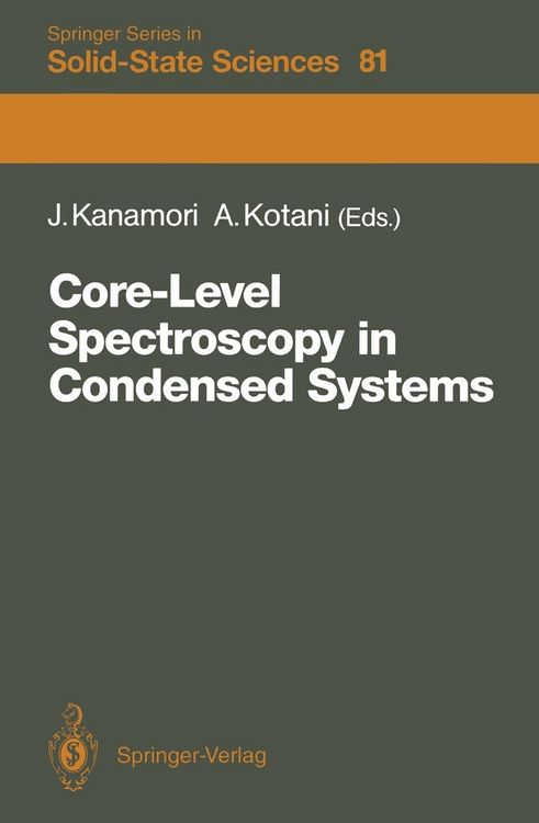 Produktbild: Core-Level Spectroscopy in Condensed Systems