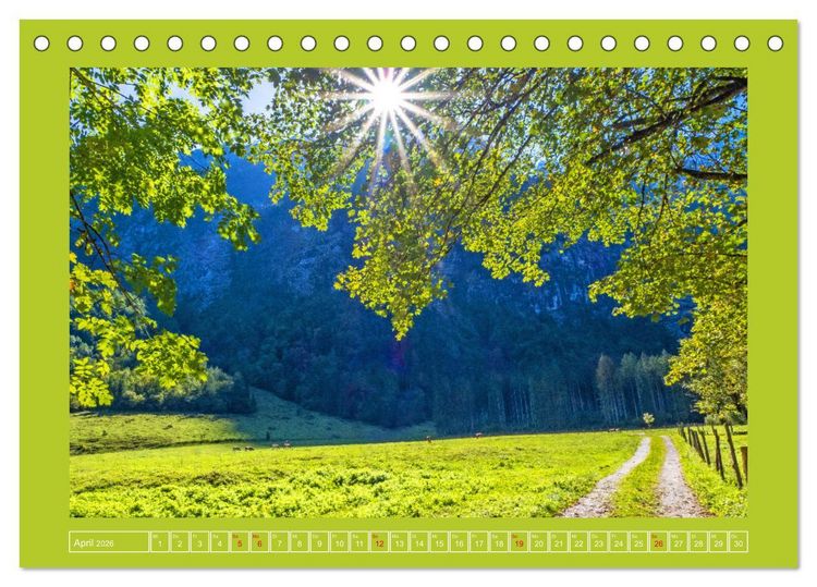 Produktbild: Herzliche Gr&uuml;&szlig;e aus Kuchl (Tischkalender 2026 DIN A5 quer), CALVENDO Monatskalender