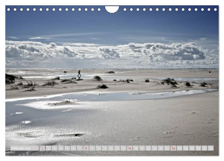 Produktbild: Amrum, die Perle in der Nordsee (Wandkalender 2026 DIN A4 quer), CALVENDO Monatskalender