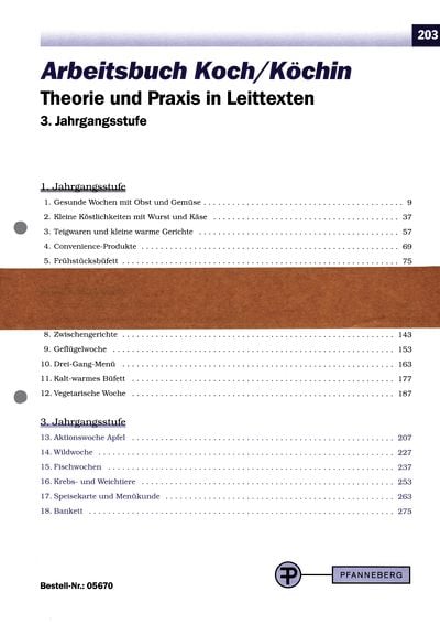 Produktbild: Arbeitsbuch Koch/K&ouml;chin 3. Jahrgangsstufe
