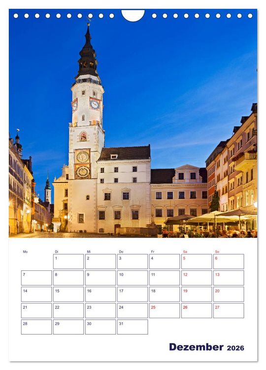 Produktbild: G&Ouml;RLITZ - Kleinod in der Lausitz (Wandkalender 2026 DIN A4 hoch), CALVENDO Monatskalender