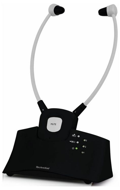Produktbild: TechniSat STEREOMAN ISI 3 In Ear Kopfh&ouml;rer Funk, Bluetooth&reg; Schwarz Lautst&auml;rkeregelung HiFi