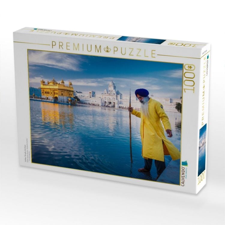 Produktbild: CALVENDO Puzzle Golden Temple, Amritsar | 1000 Teile Lege-Gr&ouml;&szlig;e 64x48cm Foto-Puzzle f&uuml;r gl&uuml;ckliche Stunden