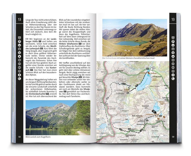 Produktbild: KOMPASS Wanderf&uuml;hrer Tannheimer Tal von Nesselw&auml;ngle bis Jungholz, 50 Touren mit Extra-Tourenkarte