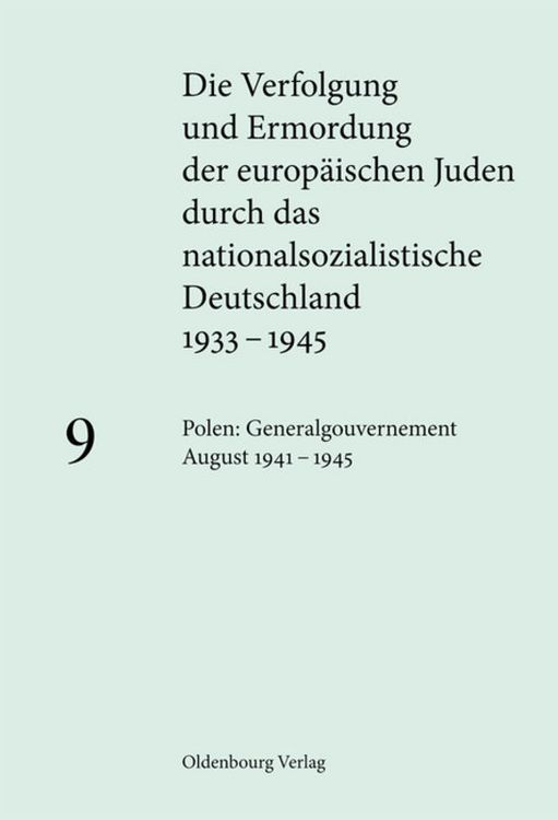 Produktbild: Polen: Generalgouvernement August 1941 &ndash; 1945