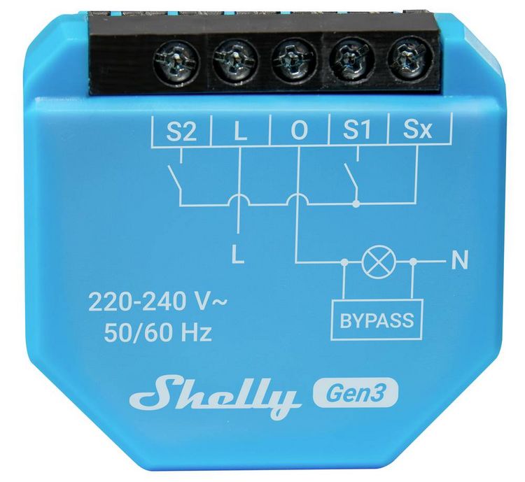 Produktbild: Shelly 1L Gen3 Funk-Schalter