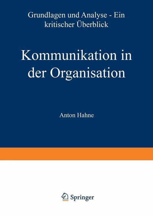 Produktbild: Kommunikation in der Organisation