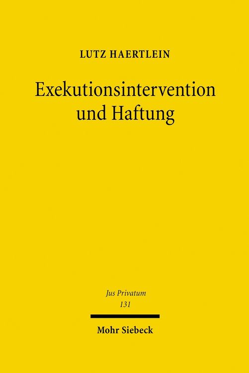 Produktbild: Exekutionsintervention und Haftung