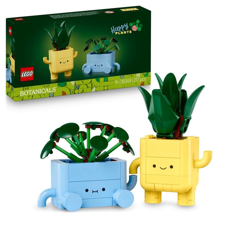 Produktbild: LEGO Botanicals 10349 Fr&ouml;hliche Pflanzen, Spielzeug f&uuml;r M&auml;dchen & Jungen