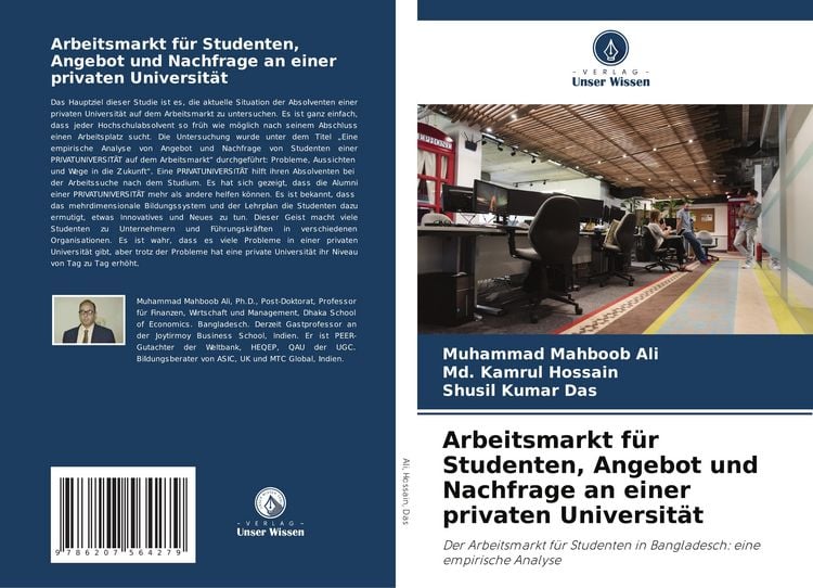 Produktbild: Arbeitsmarkt f&uuml;r Studenten, Angebot und Nachfrage an einer privaten Universit&auml;t