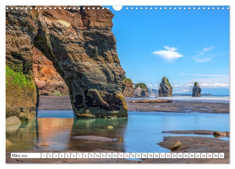 Produktbild: Neuseeland Nordinsel - Das Land der Hobbits und Vulkane (Wandkalender 2026 DIN A3 quer), CALVENDO Monatskalender