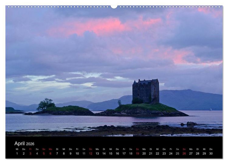 Produktbild: Schottland (Wandkalender 2026 DIN A2 quer), CALVENDO Monatskalender
