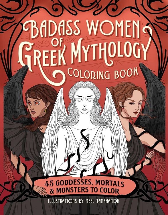 Produktbild: Badass Women of Greek Mythology Coloring Book