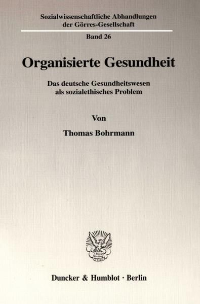 Produktbild: Organisierte Gesundheit.