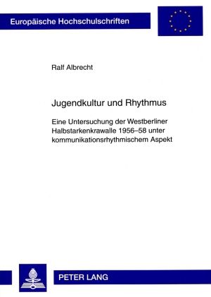 Produktbild: Jugendkultur und Rhythmus
