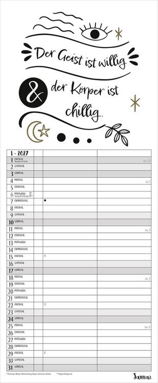 Produktbild: My Timer Visual Words 2027