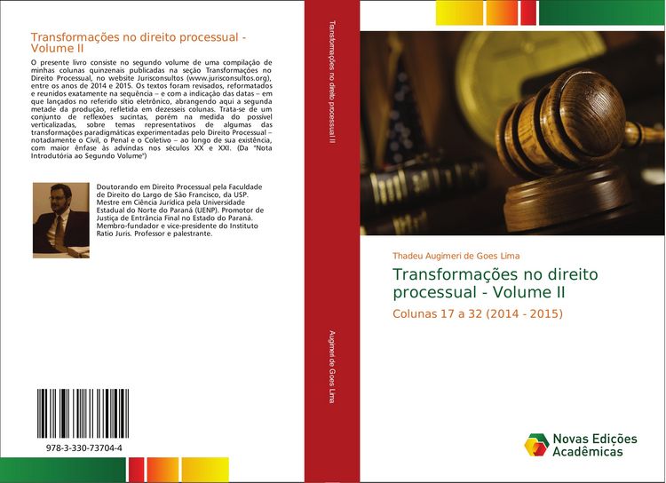Produktbild: Transforma&ccedil;&otilde;es no direito processual - Volume II