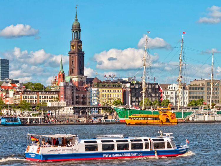 Produktbild: CALVENDO Puzzle Hamburg Hauptkirche Sankt Michaelis, Hamburger Michel | 1000 Teile Lege-Gr&ouml;&szlig;e 64x48cm Foto-Puzzle f&uuml;r gl&uuml;ckliche Stunden