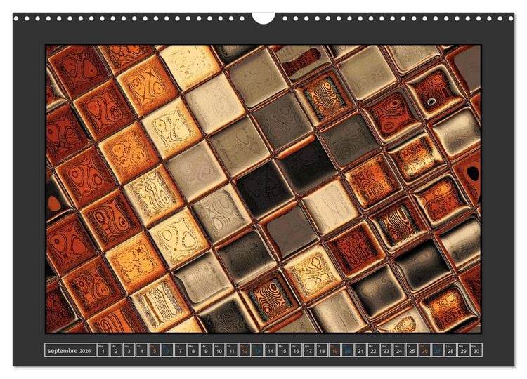 Produktbild: Art palette terre (Calendrier mural 2026 DIN A3 vertical), CALVENDO calendrier mensuel