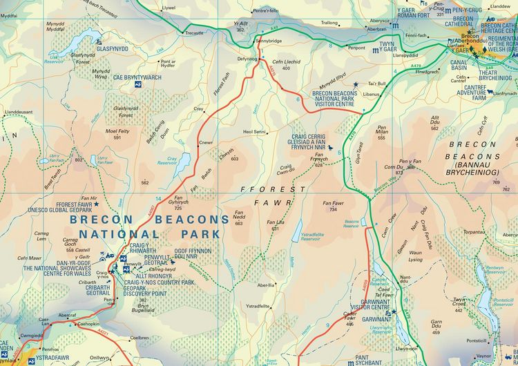 Produktbild: Brecon Beacons National Park Pocket Map
