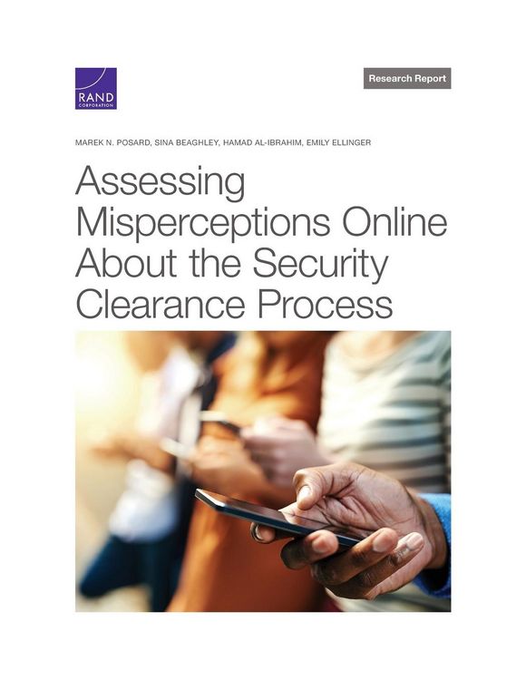 Produktbild: Assessing Misperceptions Online about the Security Clearance Process