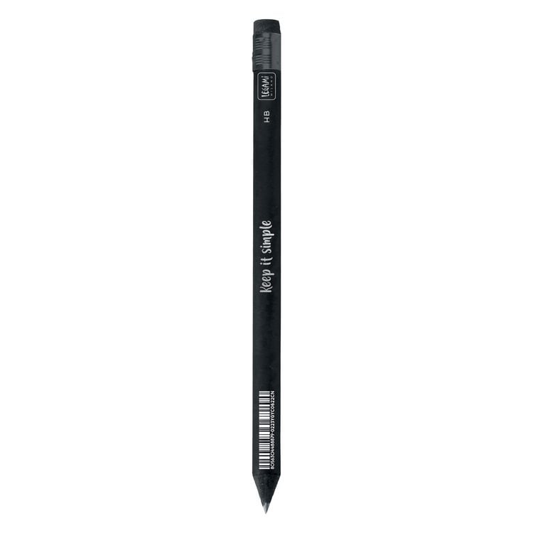 Produktbild: Legami Bleistift mit Radiergummi - Schwarz