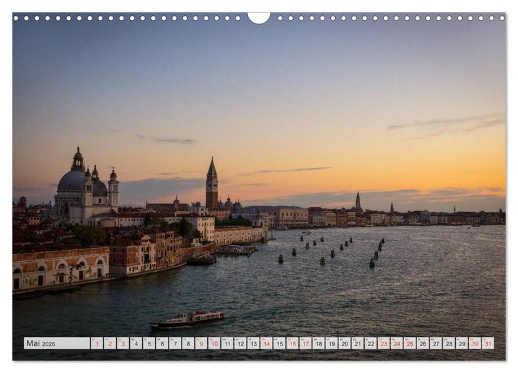 Produktbild: Wundervolles Venedig (Wandkalender 2026 DIN A3 quer), CALVENDO Monatskalender