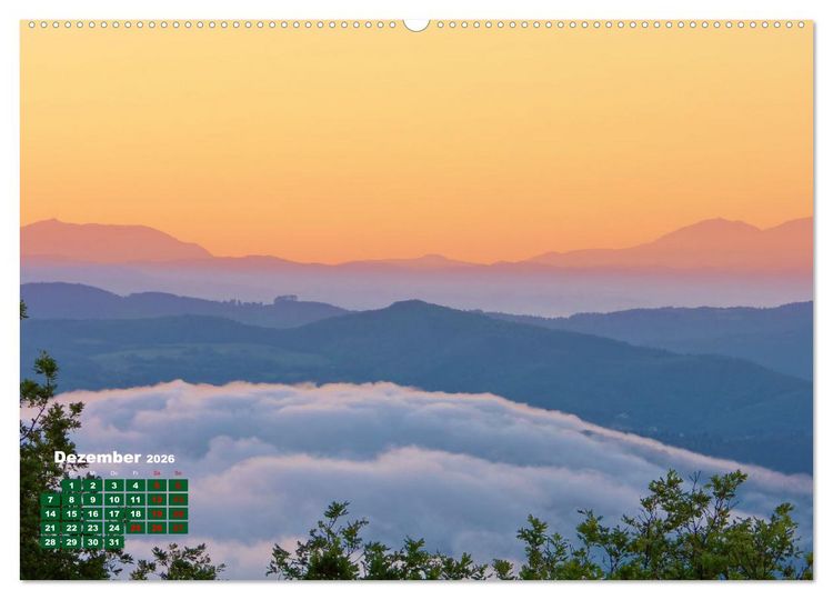 Produktbild: Herrliches Arno Tal - Wanderurlaub in der Toskana (Wandkalender 2026 DIN A2 quer), CALVENDO Monatskalender