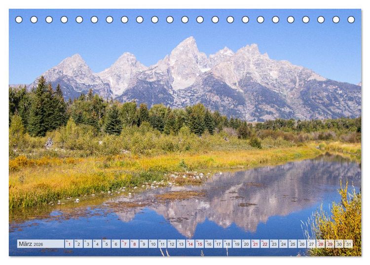Produktbild: USA - National und State Parks im Nordwesten (Tischkalender 2026 DIN A5 quer), CALVENDO Monatskalender