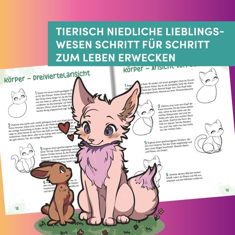 Produktbild: Niedliche Tiere zeichnen