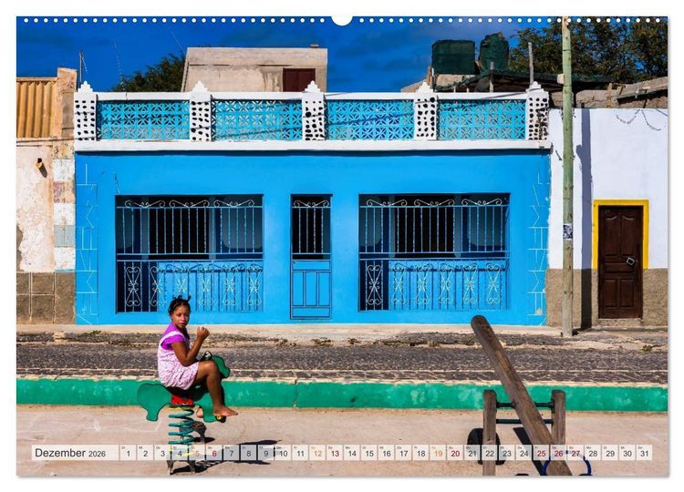 Produktbild: Cabo Verde - Inseln voller Farbe, Licht und Lebendigkeit (hochwertiger Premium Wandkalender 2026 DIN A2 quer), Kunstdruck in Hochglanz