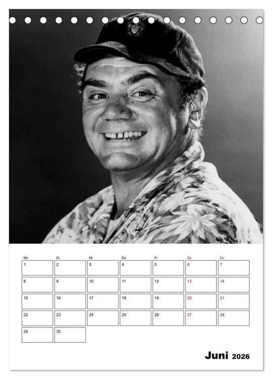Produktbild: Leinwandhelden. Unvergessene Filmstars (Tischkalender 2026 DIN A5 hoch), CALVENDO Monatskalender