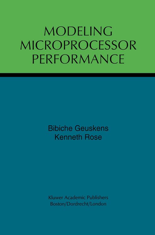 Produktbild: Modeling Microprocessor Performance