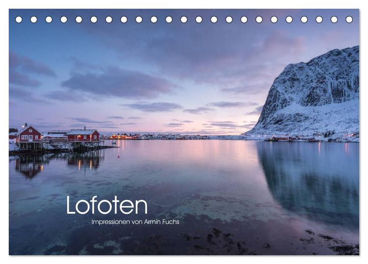 Produktbild: Lofoten Impressionen von Armin Fuchs (Tischkalender 2026 DIN A5 quer), CALVENDO Monatskalender