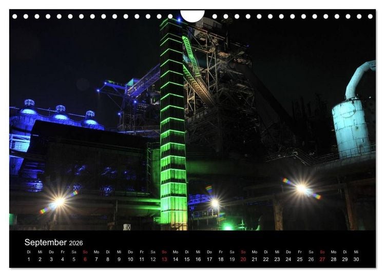 Produktbild: Industriekultur Ruhrgebiet (Wandkalender 2026 DIN A4 quer), CALVENDO Monatskalender
