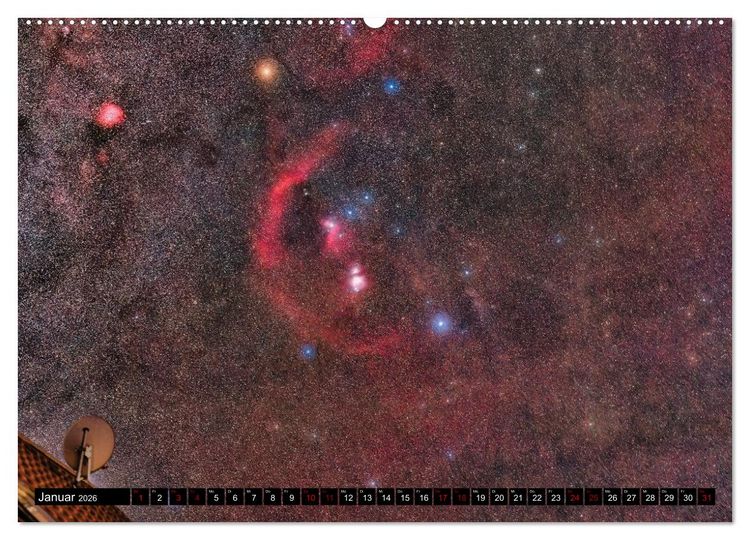 Produktbild: Deepsky Wide (Wandkalender 2026 DIN A2 quer), CALVENDO Monatskalender