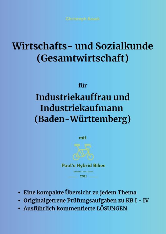 Produktbild: Wirtschafts- und Sozialkunde (Gesamtwirtschaft) f&uuml;r Industriekauffrau und Industriekaufmann (Baden-W&uuml;rttemberg)