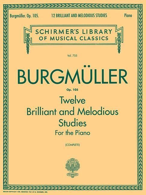 Produktbild: 12 Brilliant and Melodious Studies, Op. 105