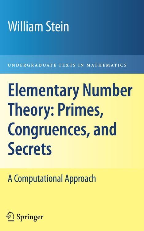 Produktbild: Elementary Number Theory: Primes, Congruences, and Secrets