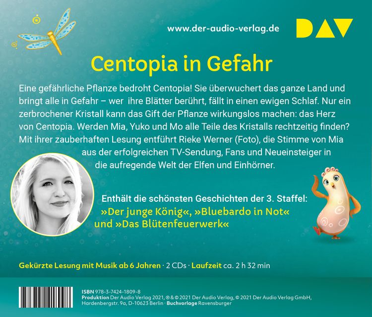 Produktbild: Mia and me: Das Herz von Centopia &ndash; Das H&ouml;rbuch zur 3. Staffel