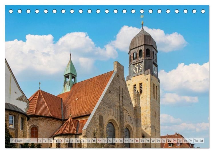 Produktbild: Historisches Osnabr&uuml;ck - Niedersachsen (Tischkalender 2026 DIN A5 quer), CALVENDO Monatskalender