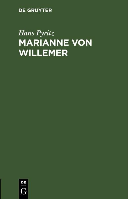 Produktbild: Marianne von Willemer