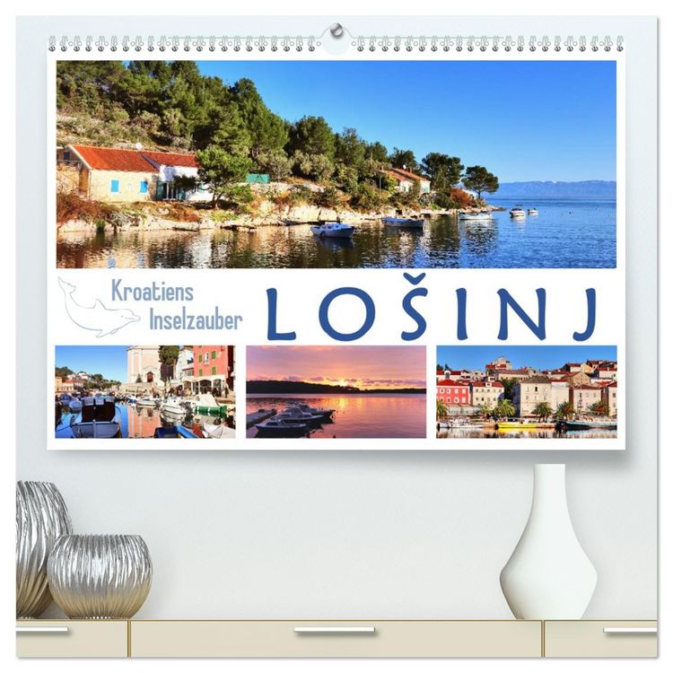 Produktbild: Kroatiens Inselzauber, Losinj (hochwertiger Premium Wandkalender 2026 DIN A2 quer), Kunstdruck in Hochglanz