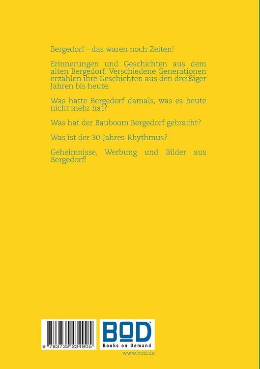 Produktbild: Bergedorf - das waren noch Zeiten!